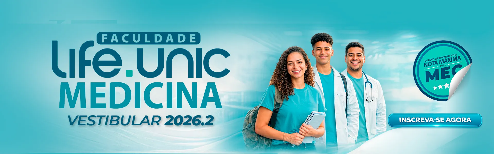 Divulgação do Vestibular de Medicina 2026.2